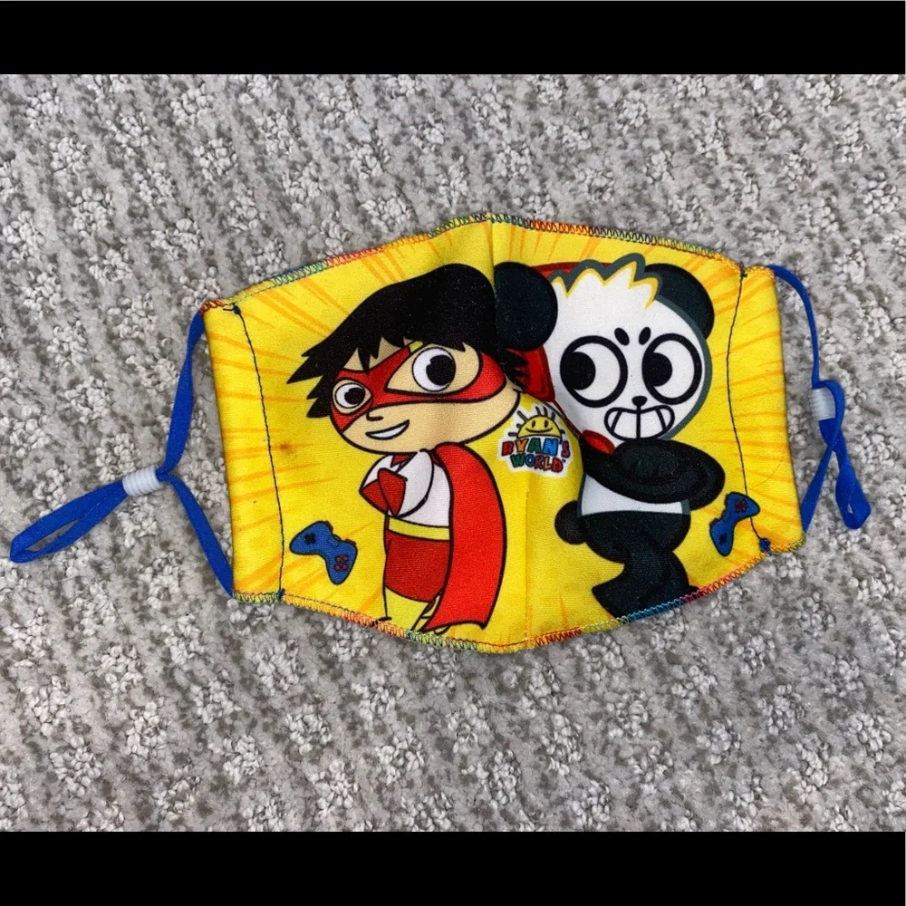 Kids cartoon face mask